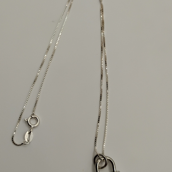 Dior Silver Padlock Pendant Necklace *Authentic* - Picture 7 of 7